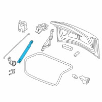 OEM 2015 Chevrolet Impala Limited Strut Diagram - 25964300