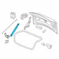 OEM 2008 Chevrolet Impala Strut Diagram - 25964300