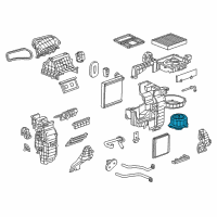 OEM Chevrolet Spark EV Blower Motor Diagram - 95281249