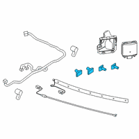 OEM Ford Explorer Automatic Park Sensor Diagram - JU5Z15K859APTM