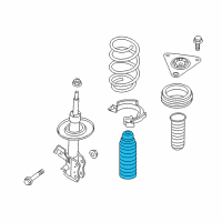 OEM 2015 Nissan Rogue Rear Spring Seat-Rubber Diagram - 54034-4BA0D