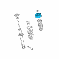 OEM 2018 Cadillac CT6 Upper Mount Diagram - 22933423