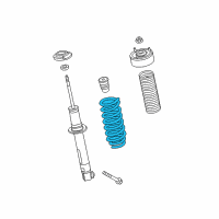 OEM 2016 Cadillac CT6 Coil Spring Diagram - 84022533