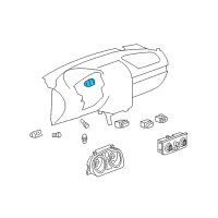 OEM 2007 Pontiac G5 Hazard Switch Diagram - 22666422