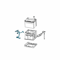 OEM Honda Cable Assembly, Battery Ground Diagram - 32600-S9A-921
