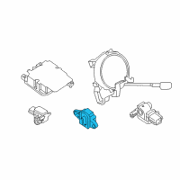 OEM Nissan Rogue Sport Sensor Assembly-Side Air Bag Diagram - K8836-3TA8B