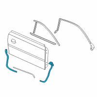 OEM Ford Mustang Weatherstrip Diagram - 3R3Z-6320530-AA