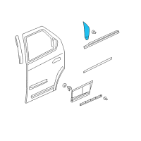 OEM 2005 Buick Rendezvous Applique Diagram - 10421098