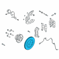 OEM 2021 Ford Police Interceptor Utility Rotor Diagram - L1MZ-1125-B