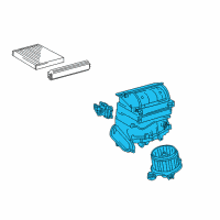 OEM 2015 Toyota Corolla Blower Assembly Diagram - 87130-02670