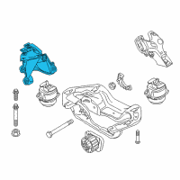 OEM 2012 BMW X5 Engine Mount Diagram - 22116789674