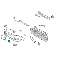 OEM Toyota Sequoia Sonar Sensor Diagram - 88210-0C020