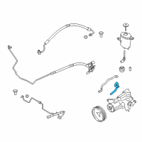 OEM BMW 740Li Suction Hose Diagram - 32-41-6-799-641