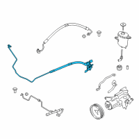 OEM BMW 535i GT Expansion Hose 2Nd Part Diagram - 32-41-6-796-387