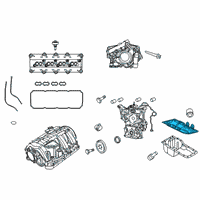 OEM 2015 Jeep Grand Cherokee Gasket-Engine Oil Pan Diagram - 5164915AG