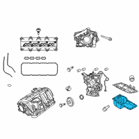 OEM 2016 Dodge Durango Pan-Engine Oil Diagram - 68160481AC