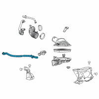 OEM 2017 Chevrolet Camaro Air Tube Diagram - 23340376