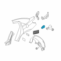 OEM Dodge Avenger Housing-Fuel Filler Diagram - 5155503AC