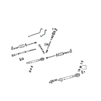 OEM 2006 Pontiac GTO Pipe, Steering Gear Diagram - 92147014