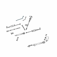 OEM 2005 Pontiac GTO Pipe, Steering Gear Diagram - 92147013