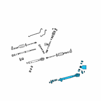OEM Pontiac GTO Power Steering Gear Seal Diagram - 92143488