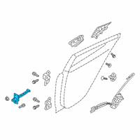 OEM Hyundai Veloster Checker Assembly-Rear Door, RH Diagram - 79490-J3000