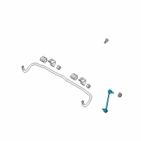 OEM Kia Link Assembly-Front Stabilizer Diagram - 548302K000