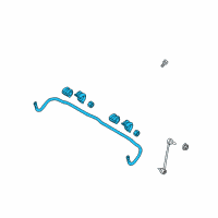 OEM Kia Soul Bar Assembly-Fr STABILIZ Diagram - 548102K020SJ