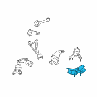 OEM 1999 Toyota Camry Side Mount Diagram - 12372-03080