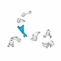 OEM 1996 Toyota Camry Bracket, Engine Mounting RH Diagram - 12316-74130