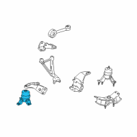OEM Toyota Camry Front Mount Diagram - 12361-03060