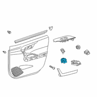 OEM Toyota RAV4 Prime Memory Switch Diagram - 84927-0R020