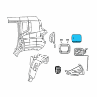 OEM 2022 Jeep Renegade Door-Fuel Fill Diagram - 68255548AA