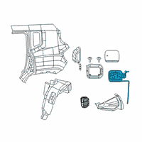 OEM 2020 Jeep Renegade Fuel Filler Diagram - 68461182AA