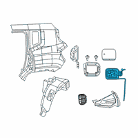 OEM Jeep Fuel Filler Diagram - 68461182AA