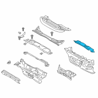 OEM 2017 Ford C-Max Insulator Diagram - DM5Z-5801492-A