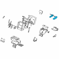 OEM 2012 Nissan Armada Rear Seat Armrest Assembly Diagram - 88700-ZV51C