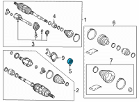 OEM Toyota RAV4 Prime Oil Seal Diagram - 90311-50059