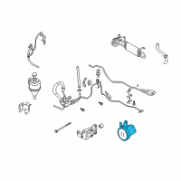 OEM 2003 Infiniti FX45 Power Steering Pump Assembly Diagram - 49110-CG200