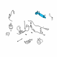 OEM 2007 Infiniti FX45 Oil Cooler Assy-Power Steering Diagram - 49790-CG000