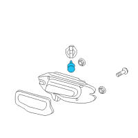 OEM 2007 Honda Fit Bulb (12V 21W) Diagram - 33303-S2R-901