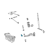 OEM 2004 Toyota RAV4 Mount Bracket Diagram - 47352-42060