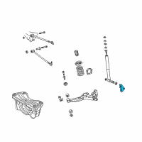 OEM 2004 Toyota RAV4 Shock Bracket Diagram - 48505-42020