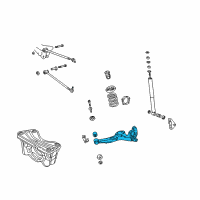 OEM 2005 Toyota RAV4 Trailing Arm Diagram - 48710-42010