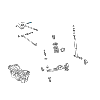 OEM 2003 Toyota Camry Strut Rod Bolt Diagram - 90080-11133