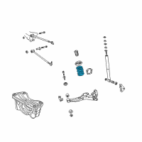 OEM 2001 Toyota RAV4 Coil Spring Diagram - 48231-42130