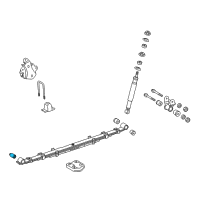 OEM Leaf Spring Assembly Rear Bushing Diagram - 90389-A0004