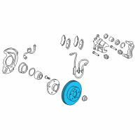 OEM 2015 Lexus ES350 Disc, Front Diagram - 43512-33140