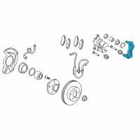 OEM Lexus ES350 Mounting, Disc Brake Diagram - 47721-33361