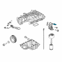 OEM 2022 Ford F-250 Super Duty Oil Pressure Sending Unit Diagram - HC3Z-9278-A